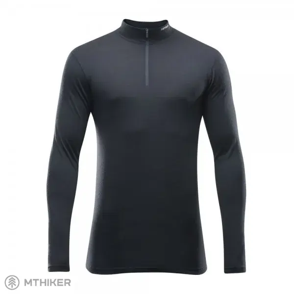 Devold Breeze Merino 150 Zip Neck triko, černá Kup Teď