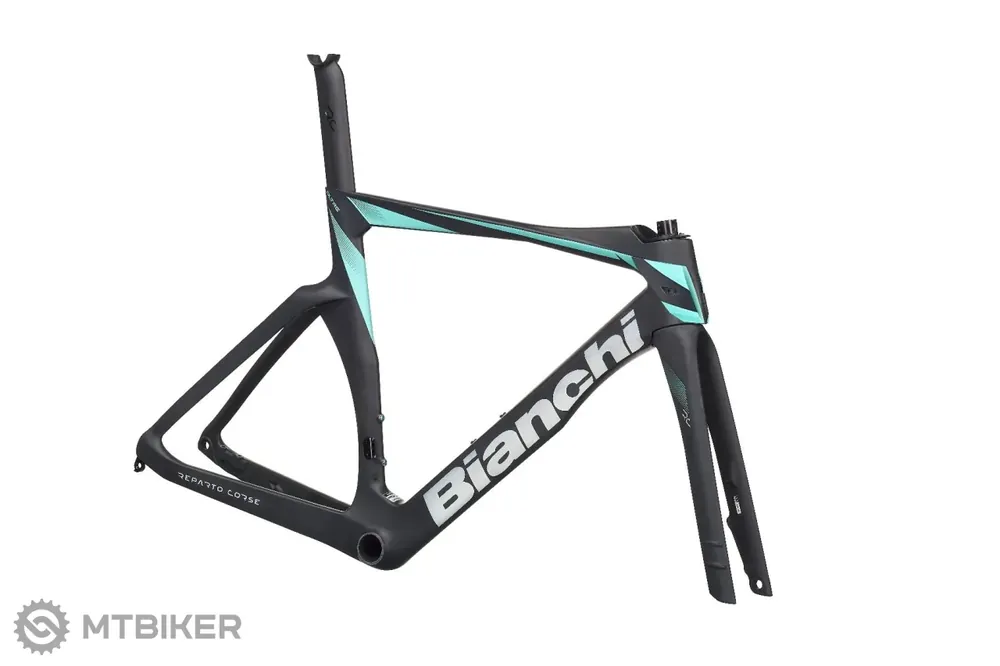 Bianchi Oltre RC Frame Kit rámová sada, tmavě šedá/celeste Top Prodej