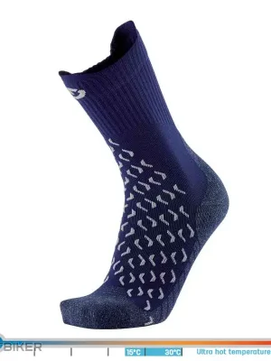 Speciální Cena Therm-ic Outdoor UltraCool vysoké ponožky, modrá/bílá