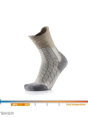 Autentický Therm-ic Trekking Warm dámské ponožky, béžová/šedá