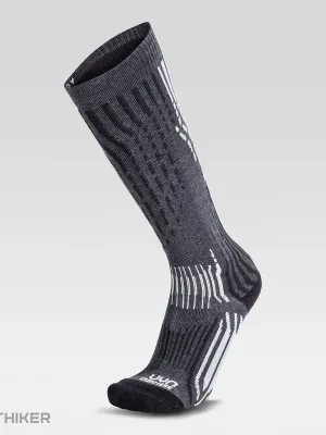 UYN SKI CASHMERE dámské ponožky, grey stone/pearl Nejlepší Volba