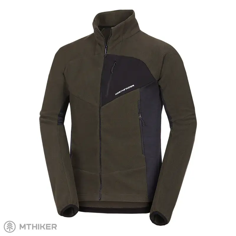 Kup Teď Northfinder JEDRZÍ svetr, černá/tmavě zelená