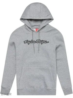 Akce Troy Lee Designs Signature mikina, šedá heather