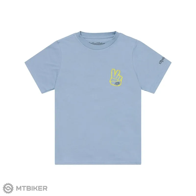Sleva Troy Lee Designs Peace Out dětské triko, smoke blue