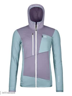 Jen Po Omezenou Doba ORTOVOX Fleece Grid dámská mikina s kapucí, glacier grey