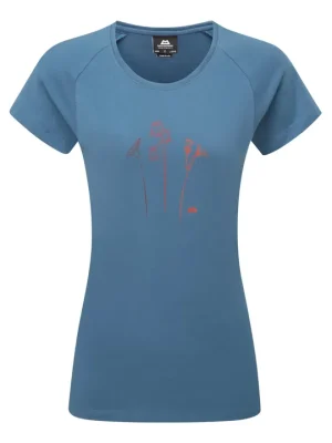Mountain Equipment Mountain Flower dámské tričko, stellar blue Koupit Online