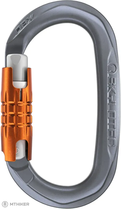 Bezpečná Platba Climbing Technology Obx TG karabina, oranžová/šedá/oranžová