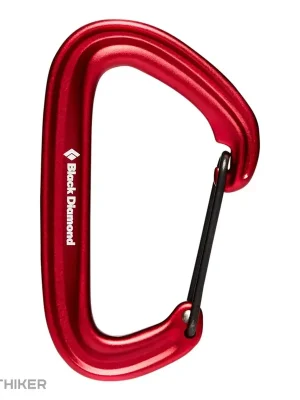 Bezpečná Platba Black Diamond LiteWire karabina, červená