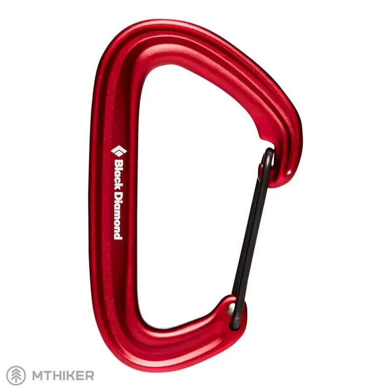 Bezpečná Platba Black Diamond LiteWire karabina, červená