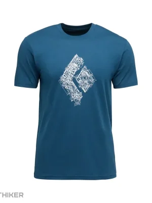 Black Diamond ENGINEERED DIAMOND SS triko, indigo Oblíbený