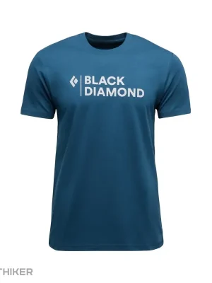 Zlevněný Black Diamond MINI STACKED SS tričko, indigo