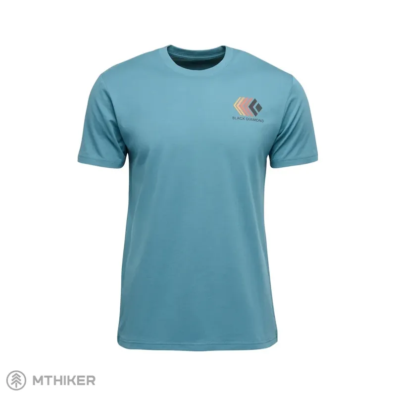 Black Diamond FADED SS triko, creek blue Autentický