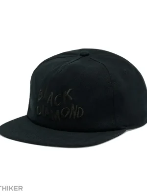 Víkendová Akce Black Diamond BD WASHED kšiltovka, Black/Black Wavy Black Diamond