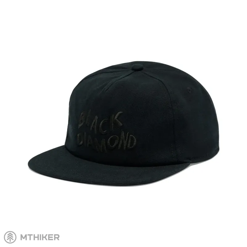 Víkendová Akce Black Diamond BD WASHED kšiltovka, Black/Black Wavy Black Diamond