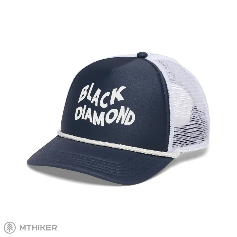 Dokud Zásoby Vydrží Black Diamond FLAT BILL TRUCKER kšiltovka, Charcoal/White Wavy Black Diamond