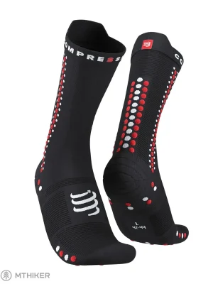 Levný COMPRESSPORT Pro Racing v4.0 Bike ponožky, černá/červená