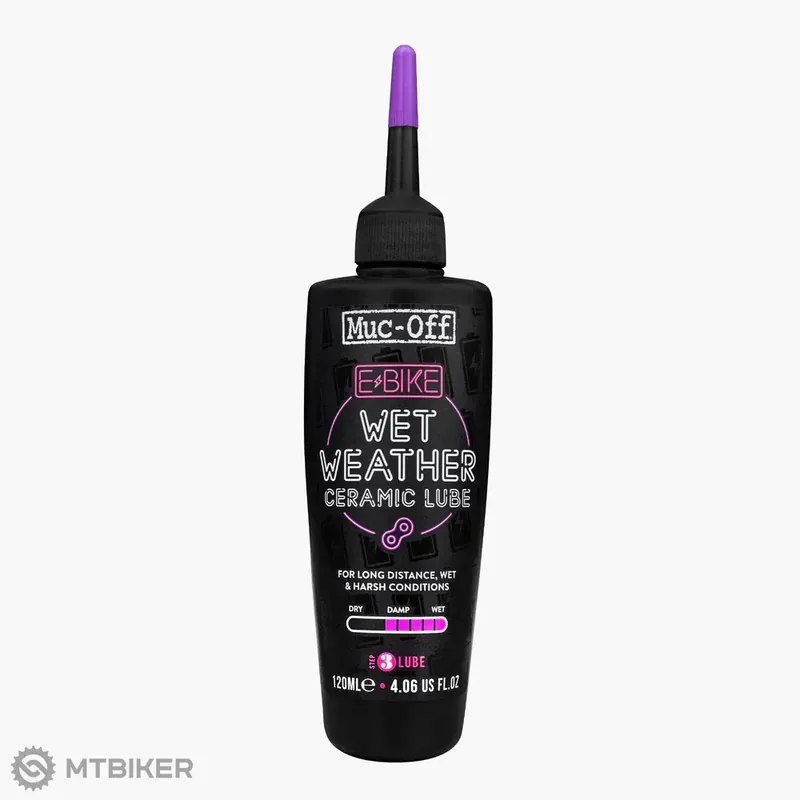 Ověřený Muc-Off ebike Wet keramické mazivo, 120 ml