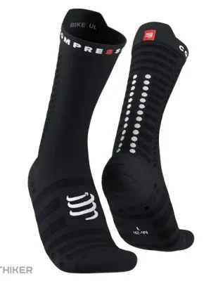 Novinka COMPRESSPORT Pro Racing v4.0 Bike ponožky, černá/bílá