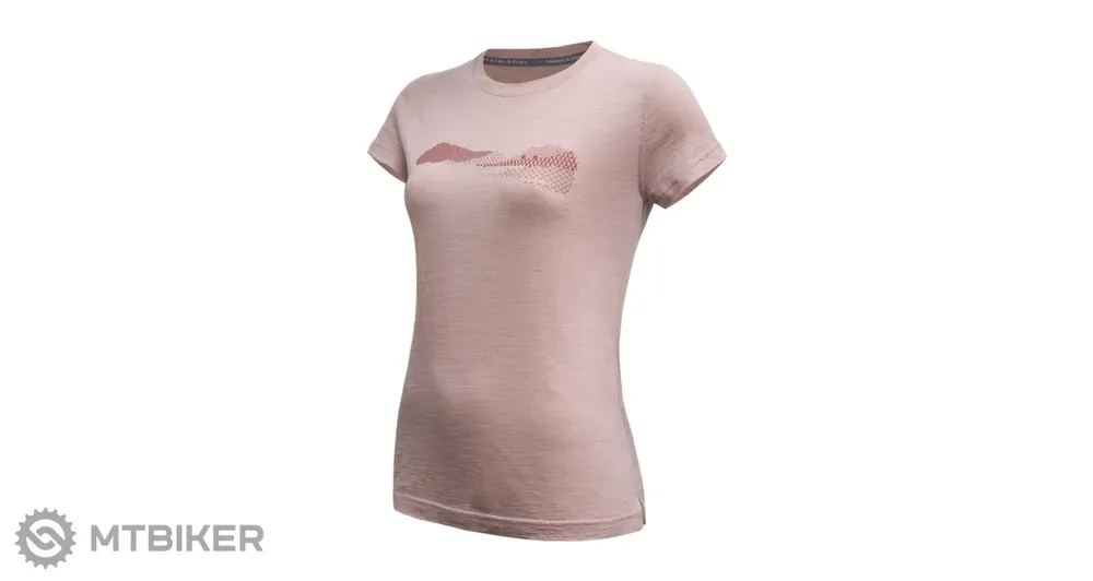 Aktuální Sensor MERINO AIR HILLS dámské triko, dusty pink