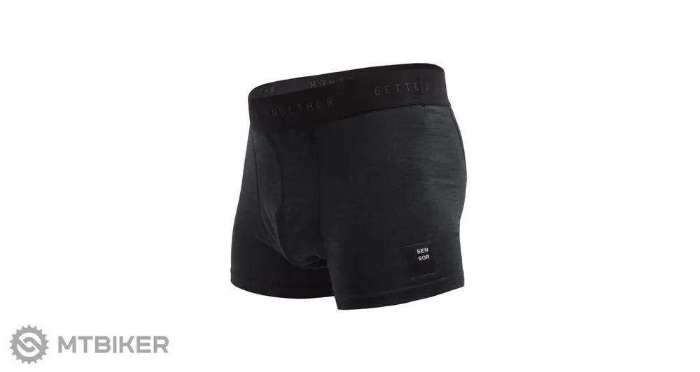Poslední Šance Sensor MERINO CORDURA boxerky, černá