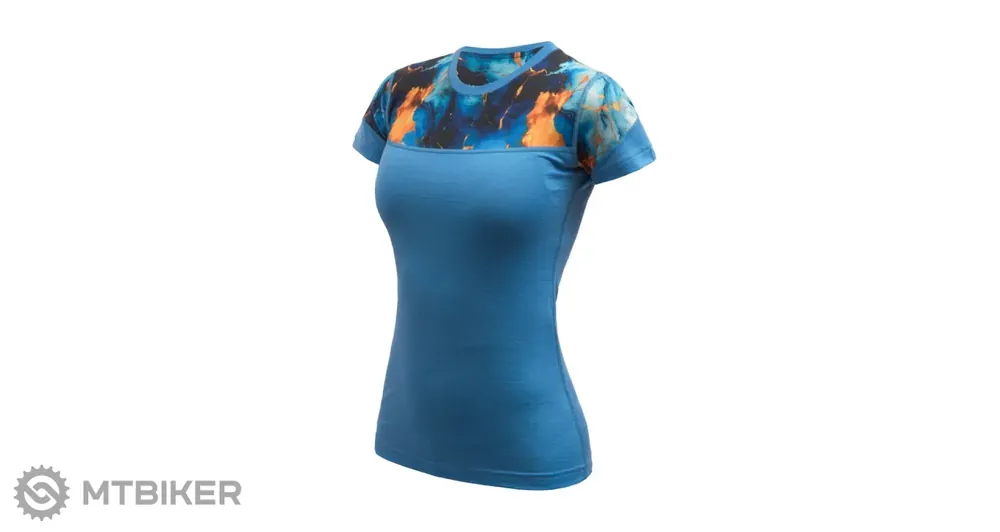 Koupit Online Sensor MERINO IMPRESS dámské triko, modrá
