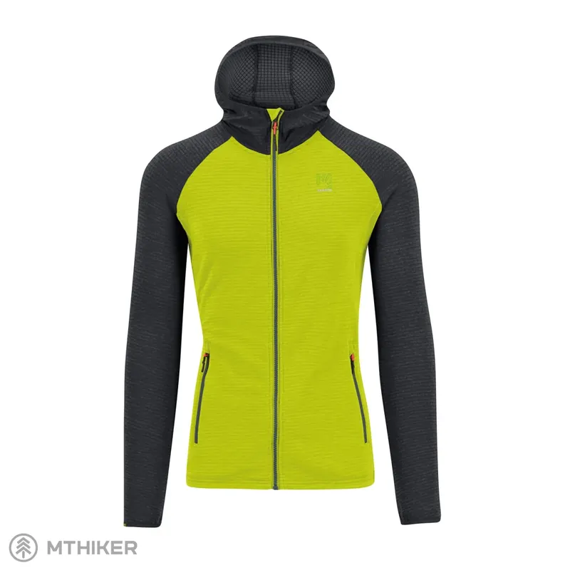 Akční Nabídka Karpos Ambrizzola Full-zip mikina s kapucí, primrose/vulcan