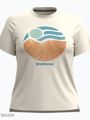 Smartwool Horizon View Graphic dámské tričko, almond Tovární Cena