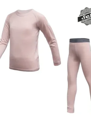 Sensor MERINO AIR SET dětský set, dusty pink Vysoce Kvalitní