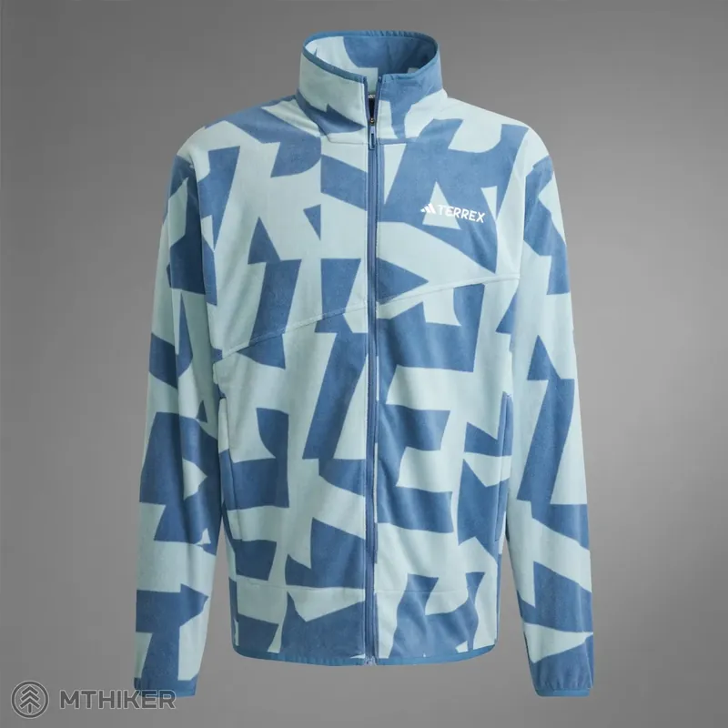 Speciální Cena adidas Terrex Multi Printed Full-Zip mikina, magic grey/wonder steel