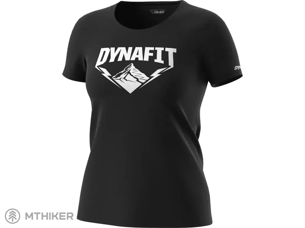 Dokud Zásoby Vydrží Dynafit GRAPHIC Cotton S/S dámské triko, black out/hardcore