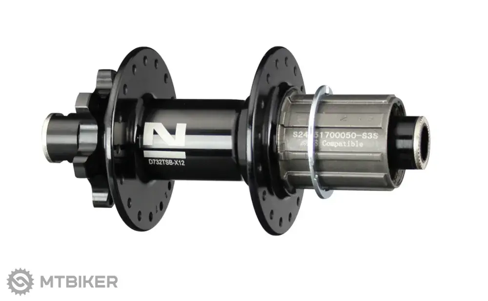 Jen Po Omezenou Doba Novatec D732TSBT-S3S-X12-11S, zadní náboj, 32 děr, 12x142, 6 děr, Shimano HG, OEM