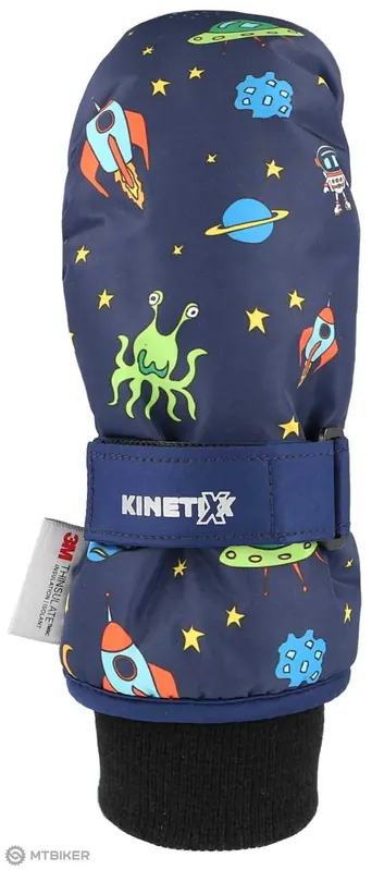 Horká Nabídka KinetiXx Carlo Mini dětské rukavice, blue printed space