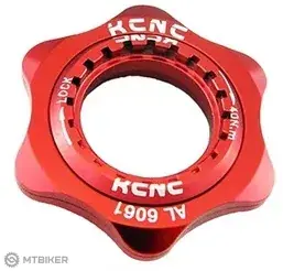 KCNC adaptér pro CenterLock náboj a 6-dírový kotouč, 20z, červená Akční Cena