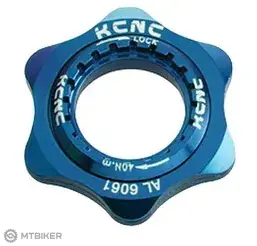KCNC adaptér pro CenterLock náboj a 6-dírový kotouč, 20z, modrá Výprodej