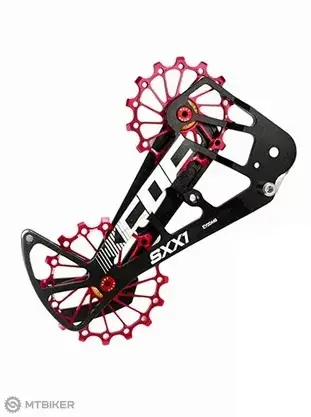 KCNC Alloy ramínko, SRAM Eagle, černá/červená Tovární Cena