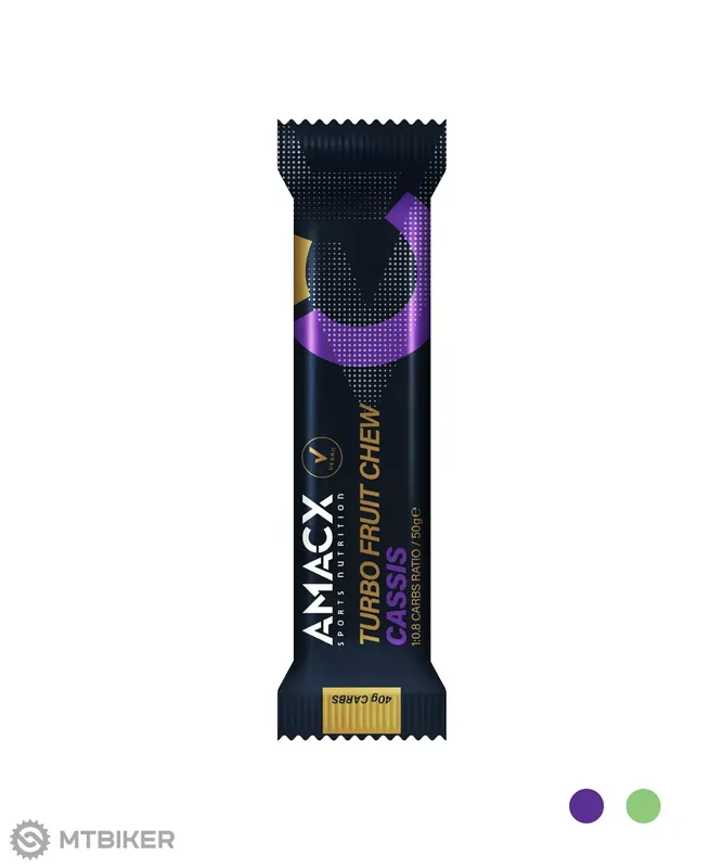 Amacx Turbo Fruit Chew energetická tyčinka, 50 g Vysoce Kvalitní