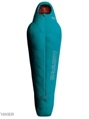 Cenově Výhodný Mammut Perform Down Bag -10C dámský spacák, 180 cm, modrá