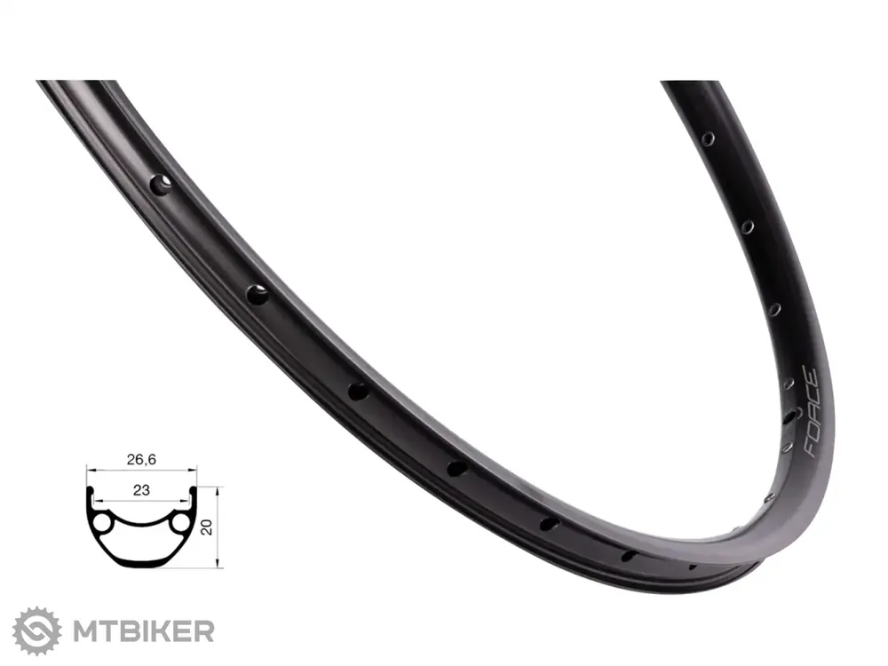 Oblíbený FORCE XC Disc 29" MTB ráfek, 32 děr