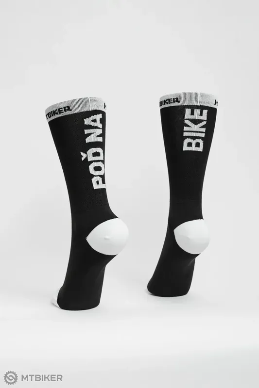 Dokud Zásoby Vydrží MTBIKER MTB POĎ NA BIKE ponožky, černá