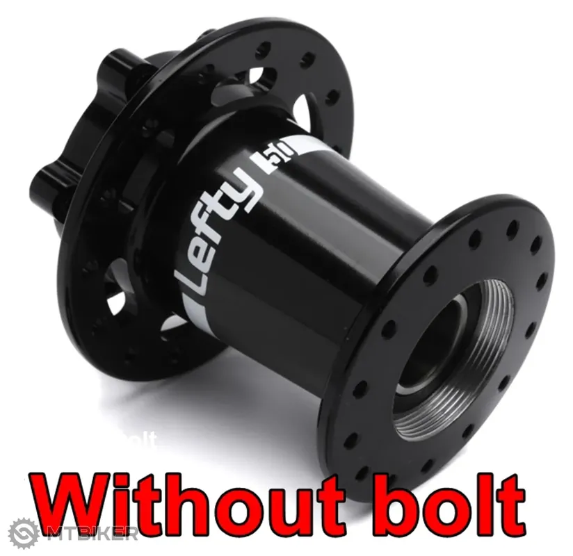 Super Cena Cannondale HUB FRONT přední náboj, 6 děr, Lefty, 24 děr, černá