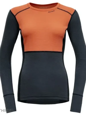 Devold Lauparen Merino 190 tričko, coral/night/ink Sezónní Sleva
