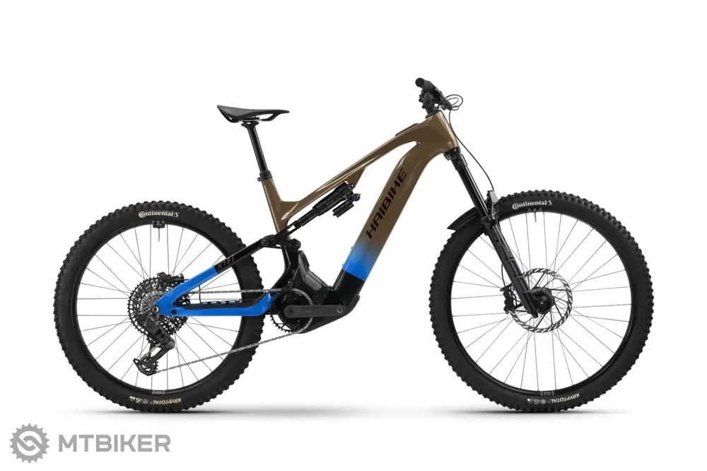 Haibike HYBE CF 9 29/27.5 elektrokolo, high bronze/azure/black Hit Sezóny