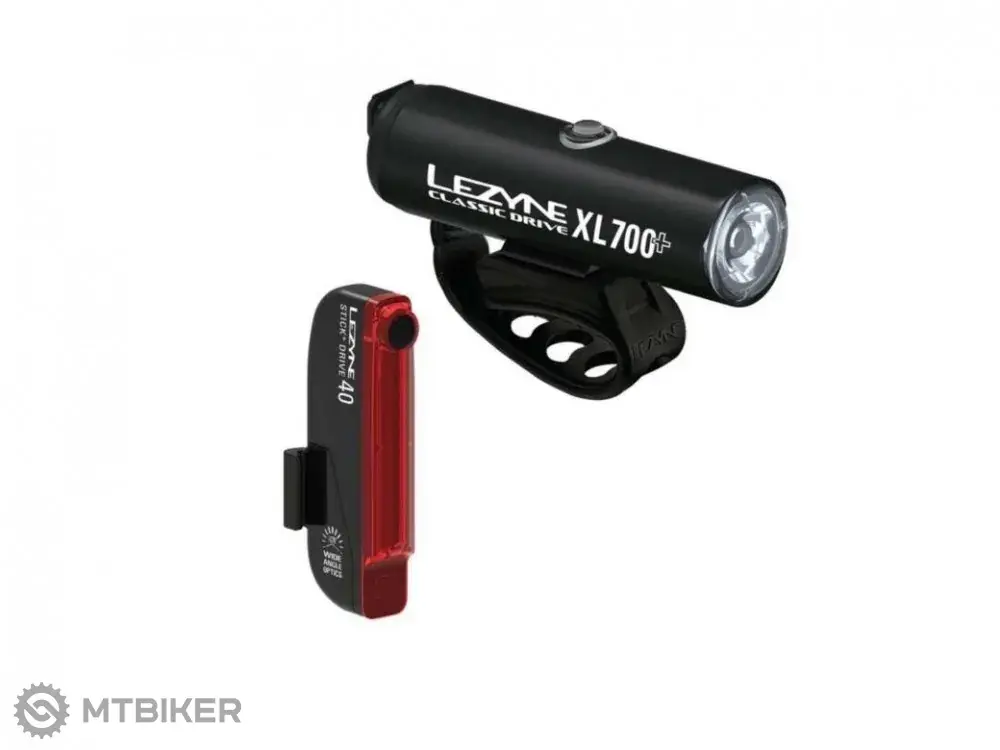 Autentický Lezyne Classic Drive XL 700+/Stick sada světel