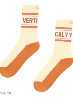 Nakupujte Hned YY Vertical Old School Vibes ponožky, oranžová/bílá