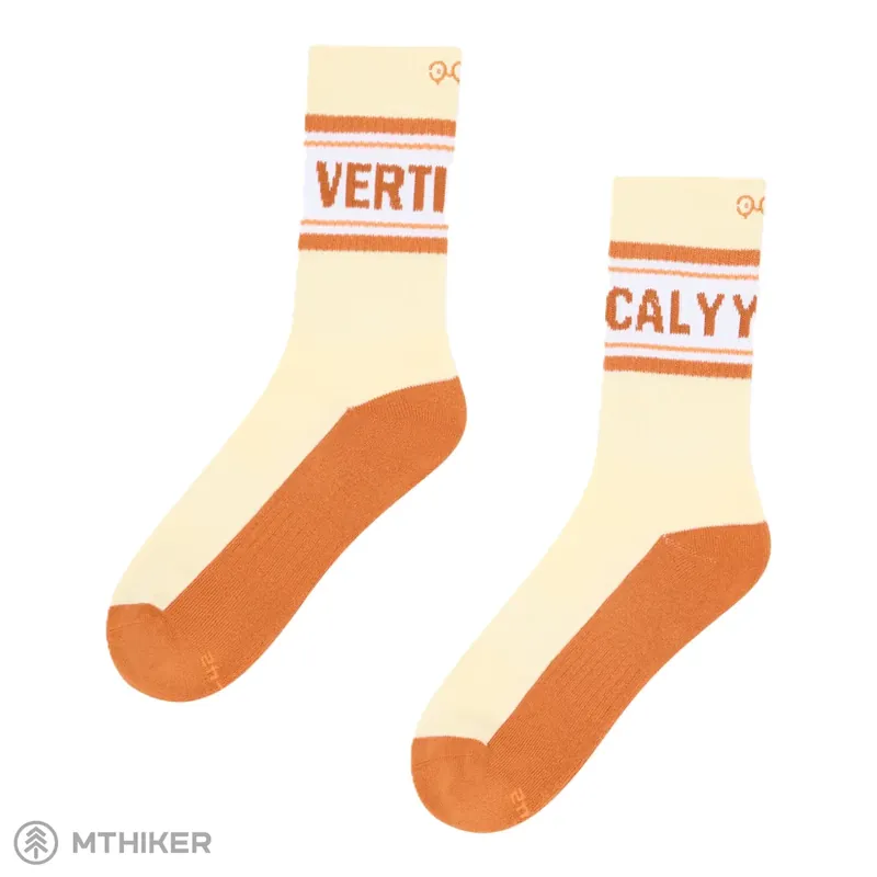 Nakupujte Hned YY Vertical Old School Vibes ponožky, oranžová/bílá