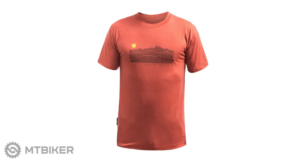 Sensor MERINO ACTIVE SUNRISE triko, terracotta Novinka