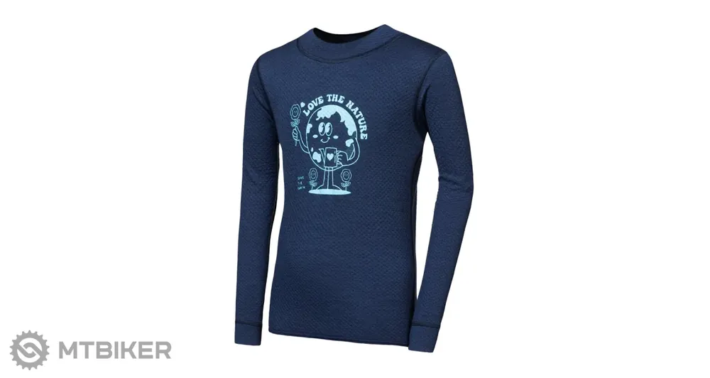 Originální Sensor MERINO DF PLANET dětské triko, deep blue