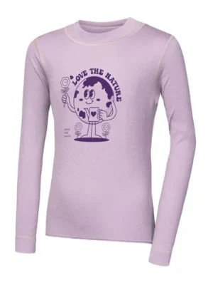 Sensor MERINO DF PLANET dětské tričko, mystic violet Sezónní Sleva