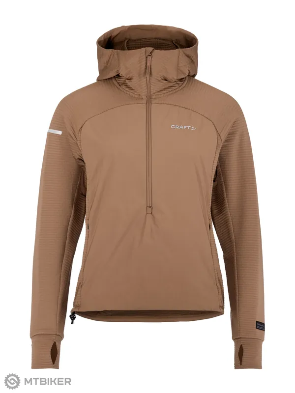Nová Kolekce Craft SubZ Light Hood dámská bunda, hnědá