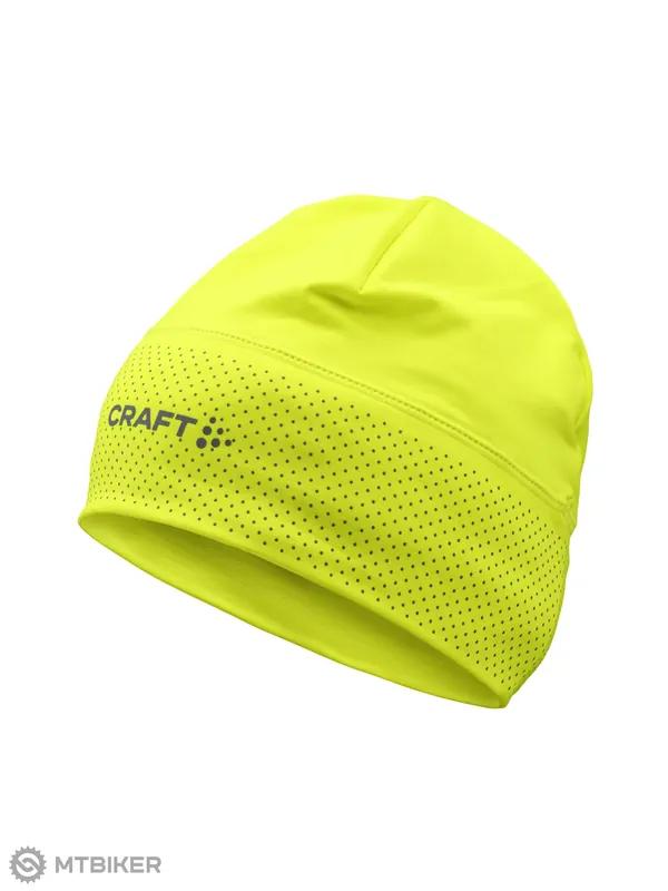 Craft Lumen Fleece 2 čepice, žlutá Vysoce Kvalitní